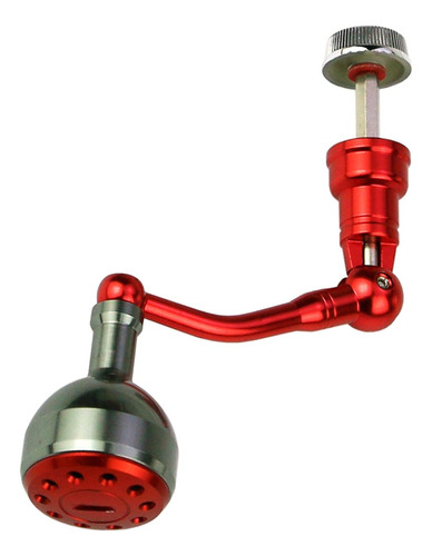 Mango De Carrete De Pesca Mango De Manivela De Metal L Rojo