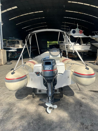 Imagem 4 de 8 de Bote Inflável 4 Metros Com Yamaha 40hp Zerado