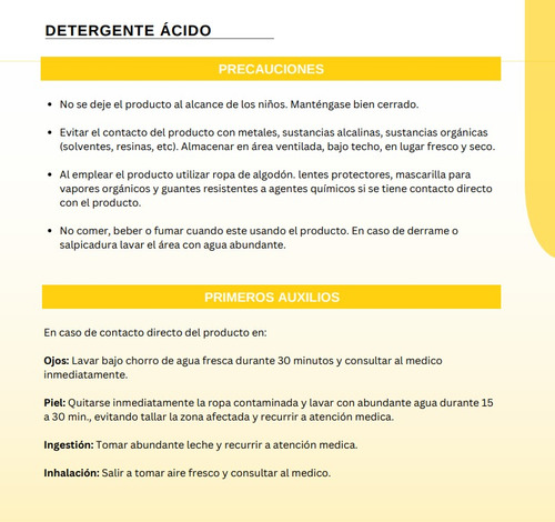 Detergente Acido Para Losetas 1 Litro Proconsa