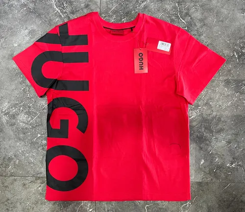 comprar Playera Hugo Boss Roja Letras Negras Talla M 100% Original