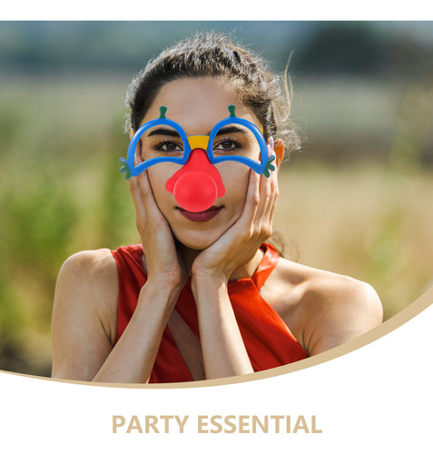 Gafas De Payaso Con Nariz Para Cosplay, Divertidas, Para Fie