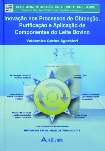 Inovação - processamento, obtenção purificação aplicação leite bovino, de Amaya, Délia Rodrigues. Editorial Editora Atheneu Ltda, capa dura em português, 2012