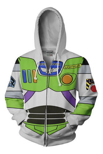 Conjunto De Sudadera Con Capucha 3d Toy Story Buzz Lightyear