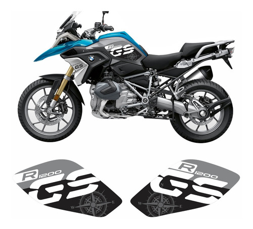 Kit Adesivo Lateral Tanque Bmw R1200gs 2018 R1200gs30