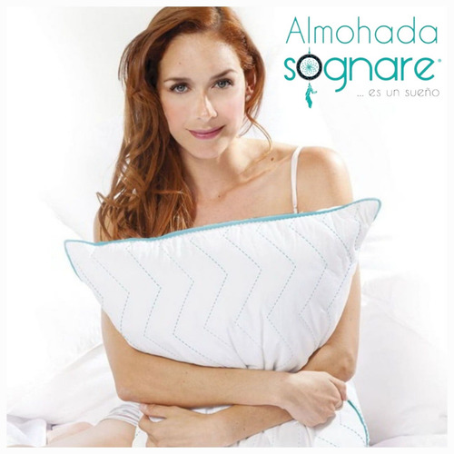 Imagen 2 de 10 de Almohadas Sognare ( Pack De 2 ) Hipoalergénicas ( Queen )