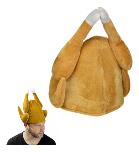 Li Divertido Gorro De Pavo Asado De Felpa, Sombrero For