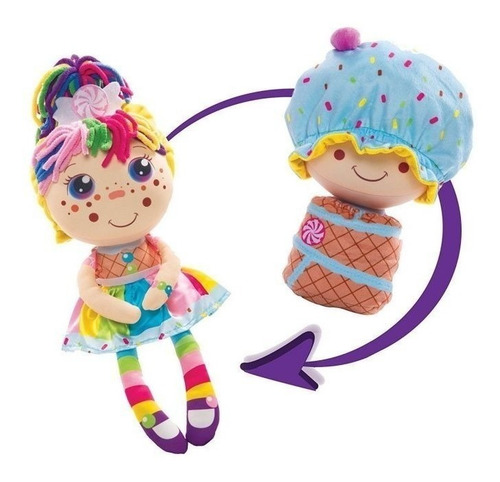 Muñeca Flip Zee Reversible Original Arbrex