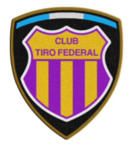 Parche Escudo Black Tiro Federal (bahía Blanca)