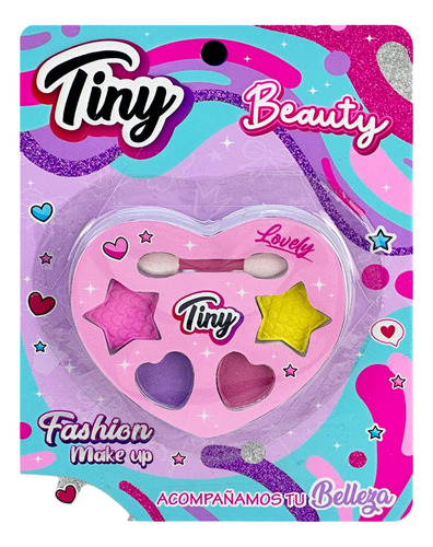 Set De Maquillaje Belleza Y Sombras En Blister - Del Tomate