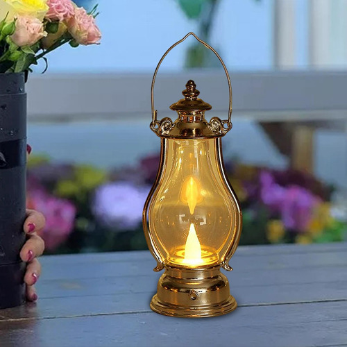 Lámpara De Aceite Led De Linterna Sin Llama Colgante