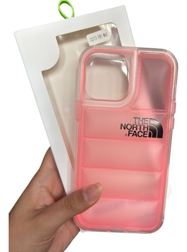 Funda Case The North Face Mate Para Iphone 2 En 1 Rosa Iphone 16 Pro