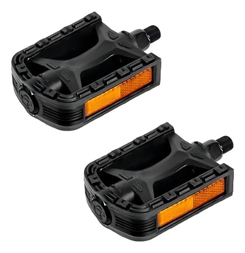 Pedal Para Bicicleta Mtb Nylon 9/16 Rosca Grossa