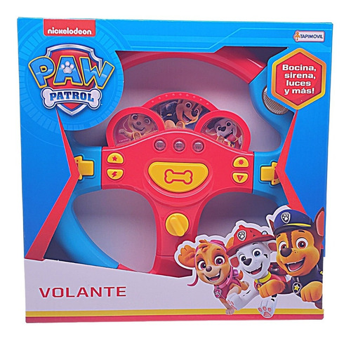 Volante Paw Patrol Musical Didactico Juguete Infantil Chase