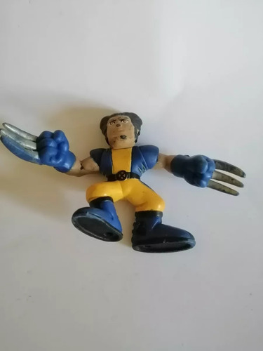Marvel Super Hero Squad Unmasked Wolverine Angry Eyes Closed (Usado)