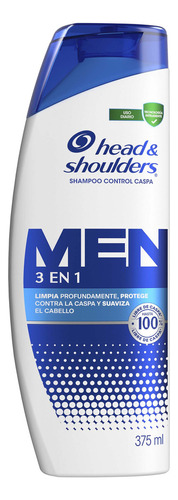 Head & Shoulders Shampoo Anticaspa 3 En 1 / 375ml