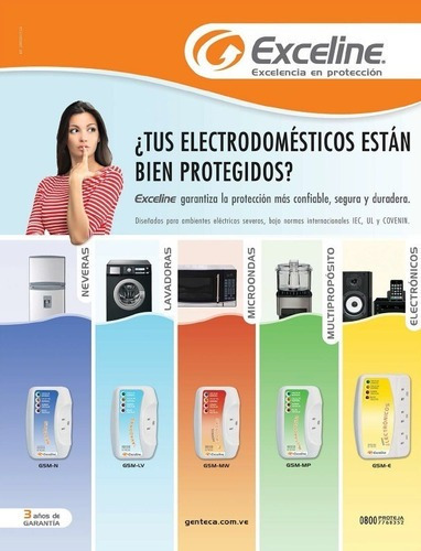 Protector De Voltaje Exceline Para Hornos Microondas 120v