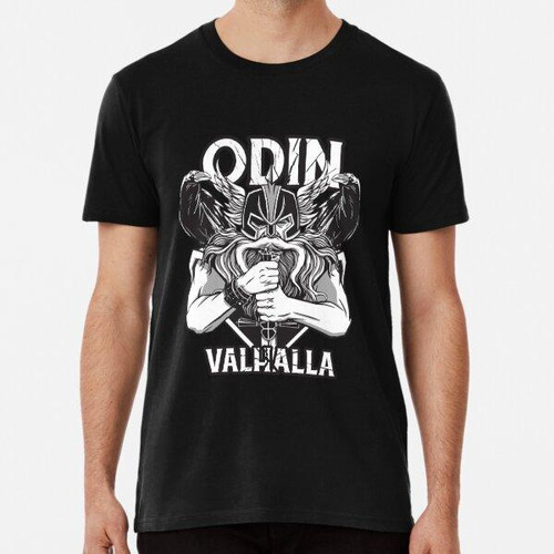 Remera Valhalla Viking Odin Warrior Axe Martillo Cuerno Algo