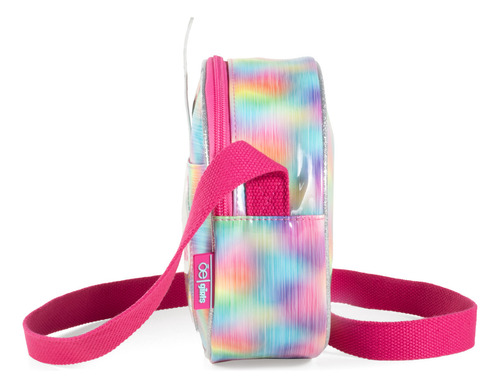 Bolsa Crossbody Cloe Para Niña Circular Material Mica Color Multicolor