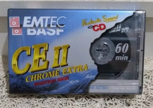 Fita Cassete Emtec Basf Chrome Extra 2 60 Nova Lacrada :)