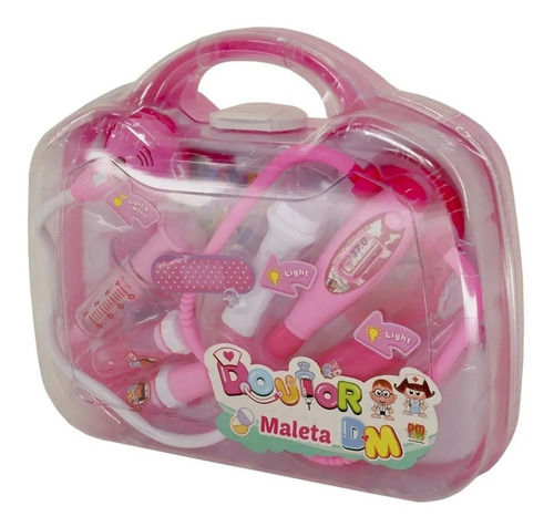 Imagem 3 de 5 de Kit Médico Maleta Crianças Educativo Doutor Brinquedo C/ Som