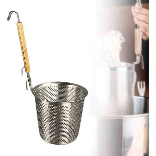 Colador De Fideos De Acero Inoxidable, Cuchara 14 Cm