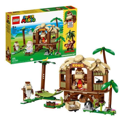Lego 71424 Set De Expansión: Casa Del Árbol De Donkey Kong Cantidad De Piezas 555