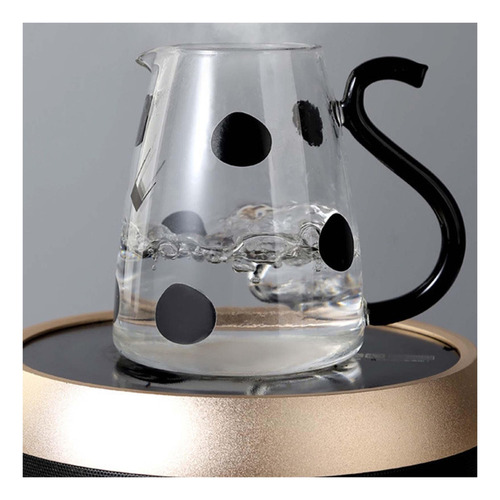A Jarra De Cristal Con Forma De Vaca, Calentador De Té, *