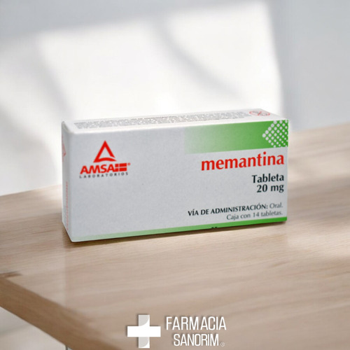 Memantina 20 Mg Caja Con 14 Tabletas Amsa Laboratorios