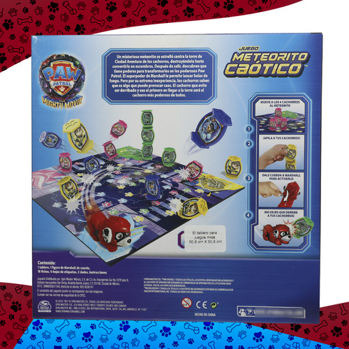 Paw Patrol Meteorito Caotico Juego De Mesa Spin Master