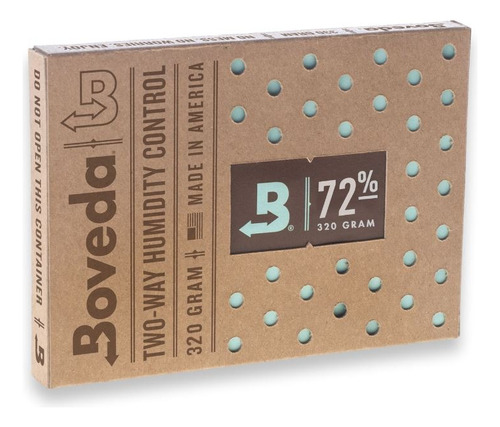 Boveda Moisture Control 72% Rh 320 gramas de charutos/tabaco