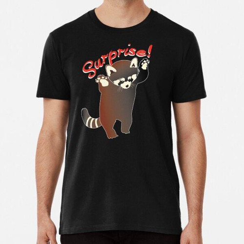 Remera Red Panda Surprise Algodon Premium