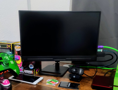 Monitor Portatil 15.6 Pulgadas Full Hd Hdr Con Vesa 75x75 Negro (Usado)