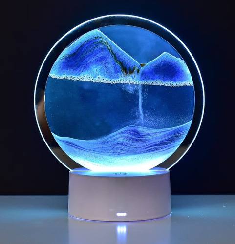 . 3d Decoración De Lámparas De Pintura De Arenas Movedizas
