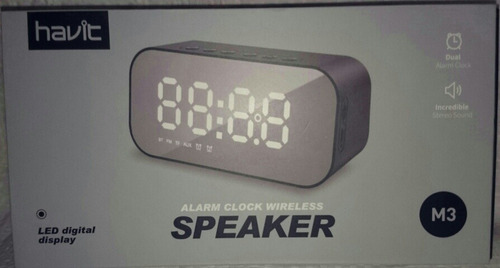 Parlante, Bluetooth,radio Reloj Despertador,havit M3