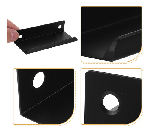 Cabinet Finger Pull Invisible Handle Gaveta Porta De Armário