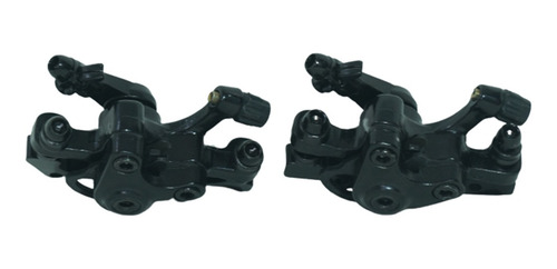 Imagem 4 de 6 de Kit Freio Disco Mecânico Bike Pinças Dt/tr C/ Rotores 160mm