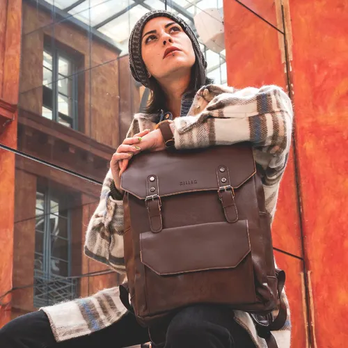 Mochilas de cuero para hombre en chile new arrivals