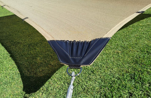 Imagen 7 de 10 de Lona Sombra 4m X 4m Lista Para Instalar