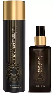 Shampoo+ Sérum De Argán Para Todo Cabello Sebastian Dark Oil