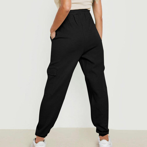 Pantalones De Cintura Elástica Para Mujer, Modernos Para Hac
