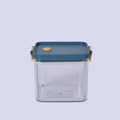 Contenedor Alimentos Acrilico Hermetico Apilable 700ml 3 Pzs