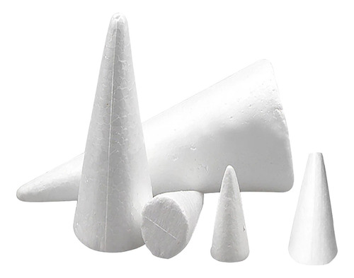 5x Conos De Espuma Conos De Árbol De Espuma Formas De Cono