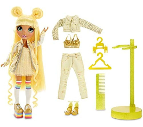 Rainbow Surprise Rainbow High Sunny Madison - Muñeca De Mod