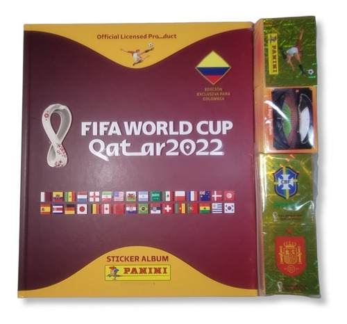 Álbum Panini Qatar 2022 Pasta Dura + 150 Láminas Sin Repetir