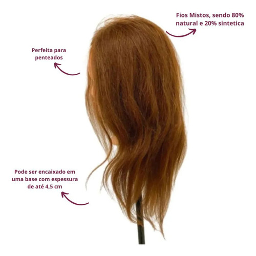 3 Cabeças De Boneca Mista Para Penteado Treino Corte Oferta