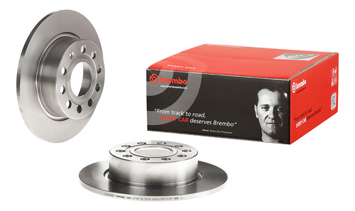Disco Brembo Audi A3 Sportback 2.0 Fsi 2005 A 2007 Tras Pza