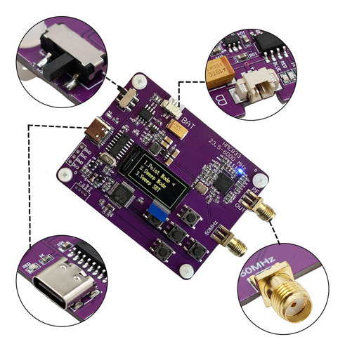 Fonte De Sinal 23.5-6000mhz Rf Module Gerador De Sinal