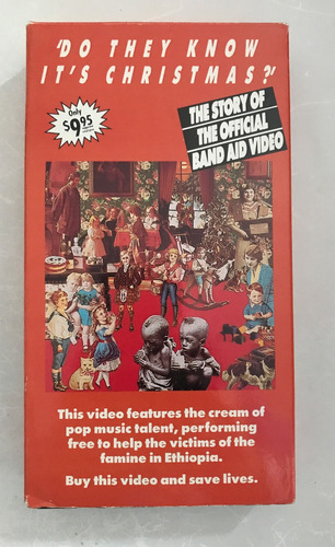 Band Aid - Do They Know It´s Christmas - Vhs Original Usa