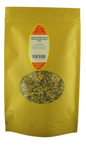 Marshalls Creek Spices Mezcla De Sal Marina Mediterránea Baj