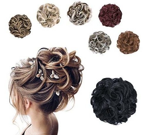 Girlshow Messy Curly Big Hair Scrunchies Peluqueros Pj5ga